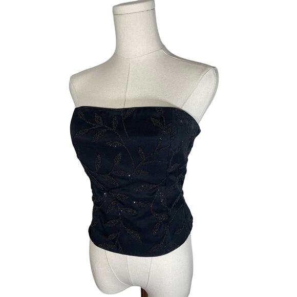 90's Vintage Beaded | Corset Top | Small - Picture 2 of 5